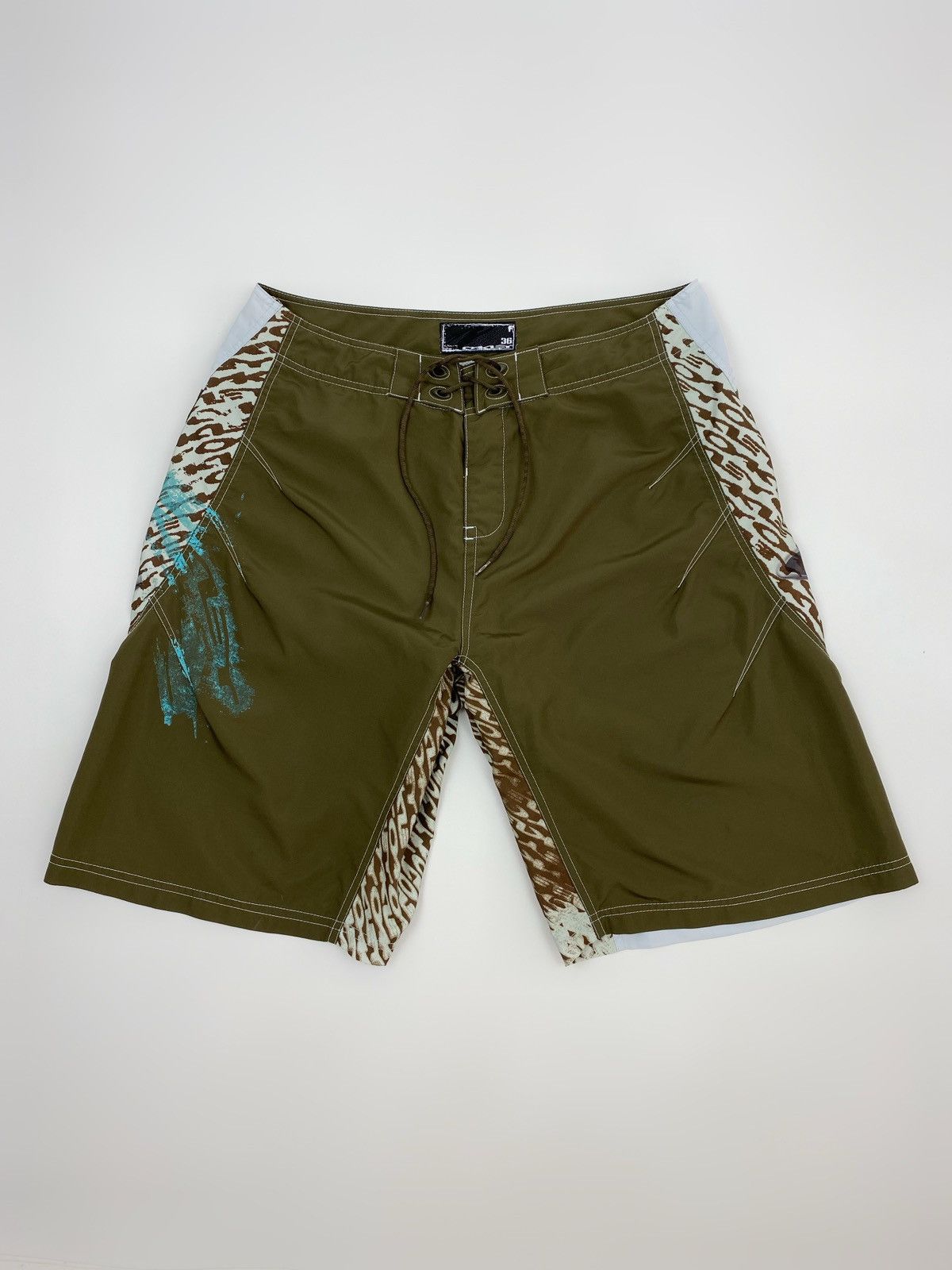 Oakley 2000’s Vintage Oakley Multi Logo Paneled Board Shorts Size US 36 / EU 52 - 1 Thumbnail