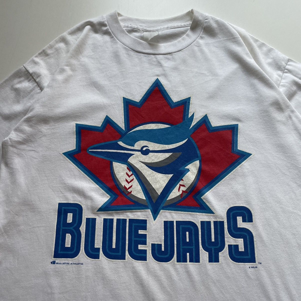 MLB Vintage 90s Toronto Blue Jays MLB Graphic T shirt Rare Large Size US L / EU 52-54 / 3 - 2 Thumbnail