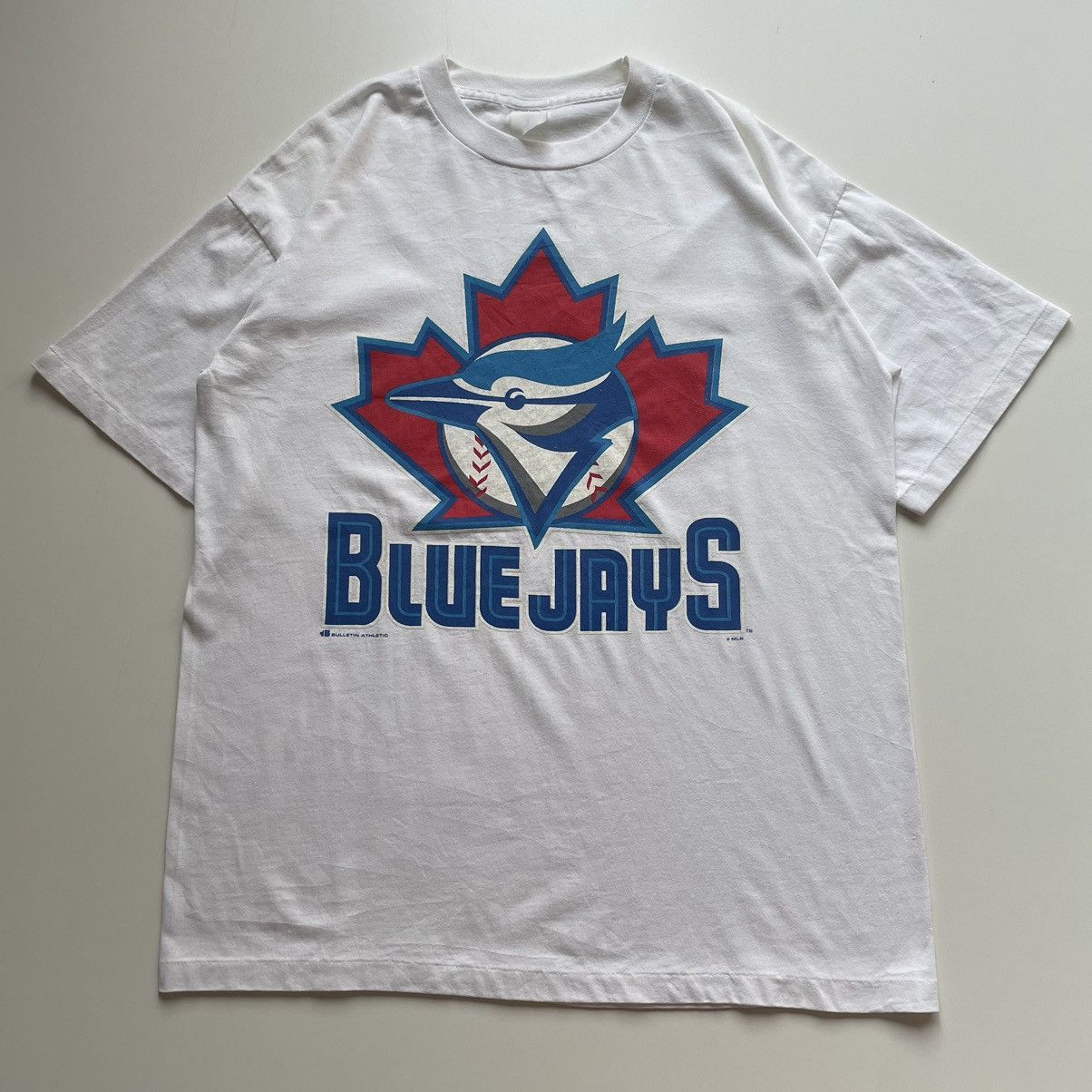 MLB Vintage 90s Toronto Blue Jays MLB Graphic T shirt Rare Large Size US L / EU 52-54 / 3 - 1 Thumbnail
