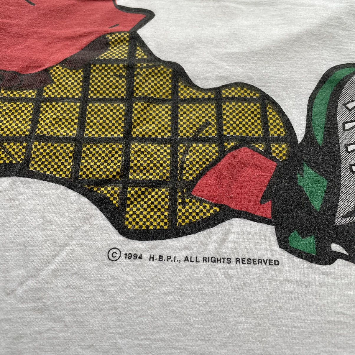 Cartoon Network Vintage 90s 1994 Fred Flintstones Golfing Graphic T Shirt Size US L / EU 52-54 / 3 - 3 Thumbnail