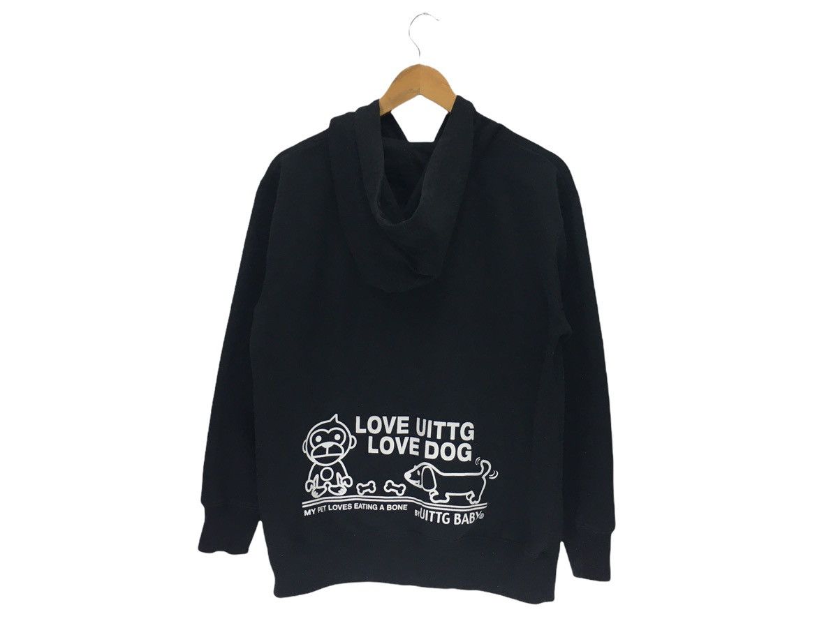 Japanese Brand Vintage Uittg Baby Monkey Love Dog Hoddie Size US M / EU 48-50 / 2 - 6 Thumbnail