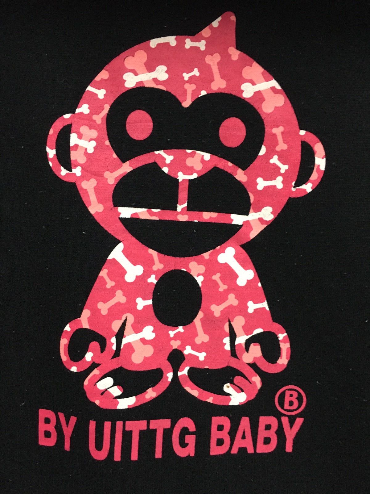 Japanese Brand Vintage Uittg Baby Monkey Love Dog Hoddie Size US M / EU 48-50 / 2 - 3 Thumbnail