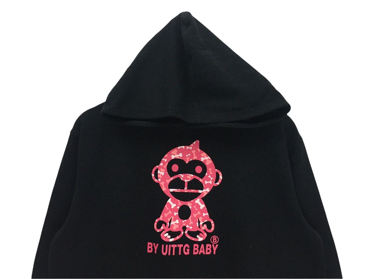 Japanese Brand Vintage Uittg Baby Monkey Love Dog Hoddie Size US M / EU 48-50 / 2 - 2 Thumbnail