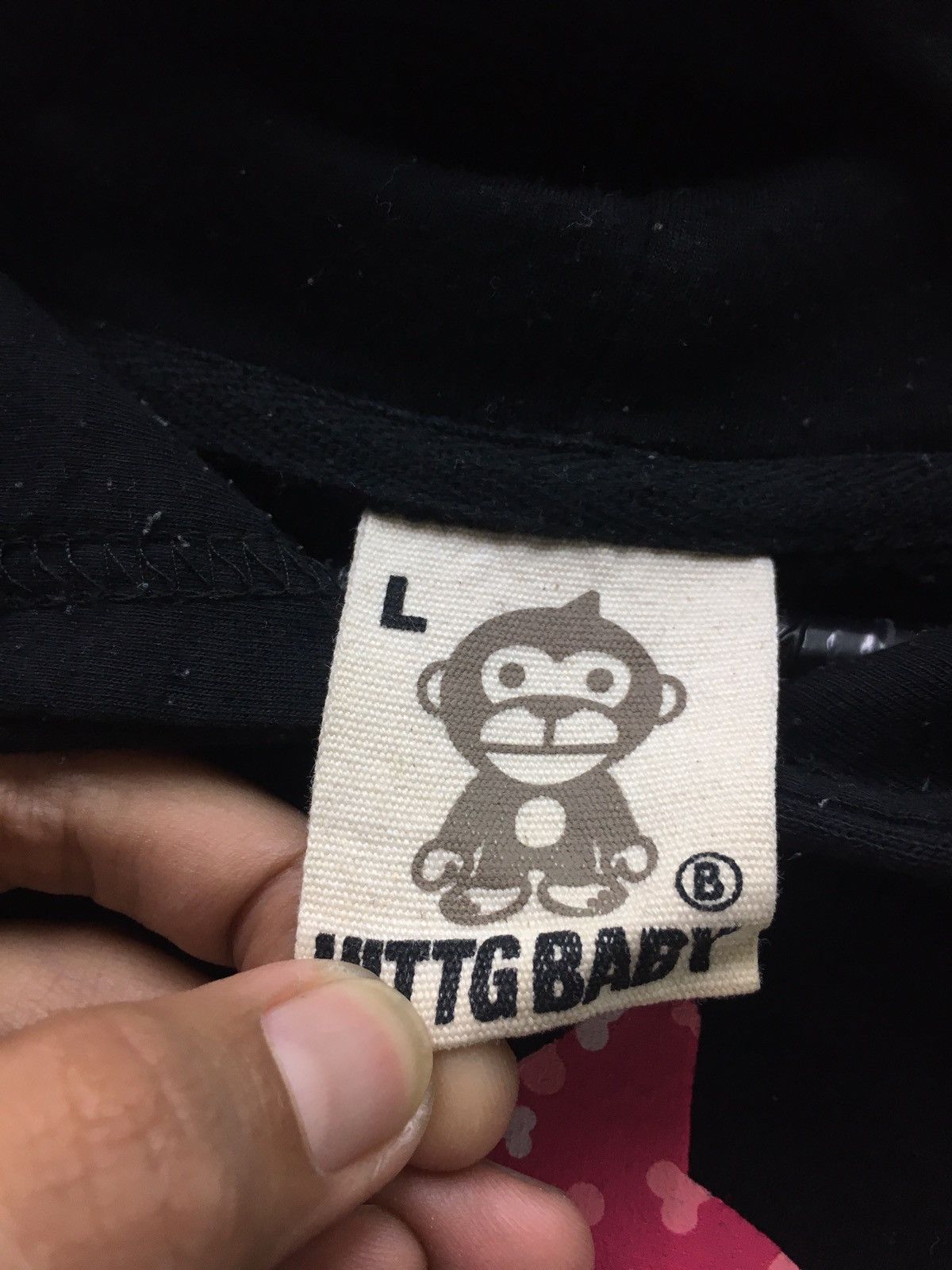 Japanese Brand Vintage Uittg Baby Monkey Love Dog Hoddie Size US M / EU 48-50 / 2 - 8 Thumbnail