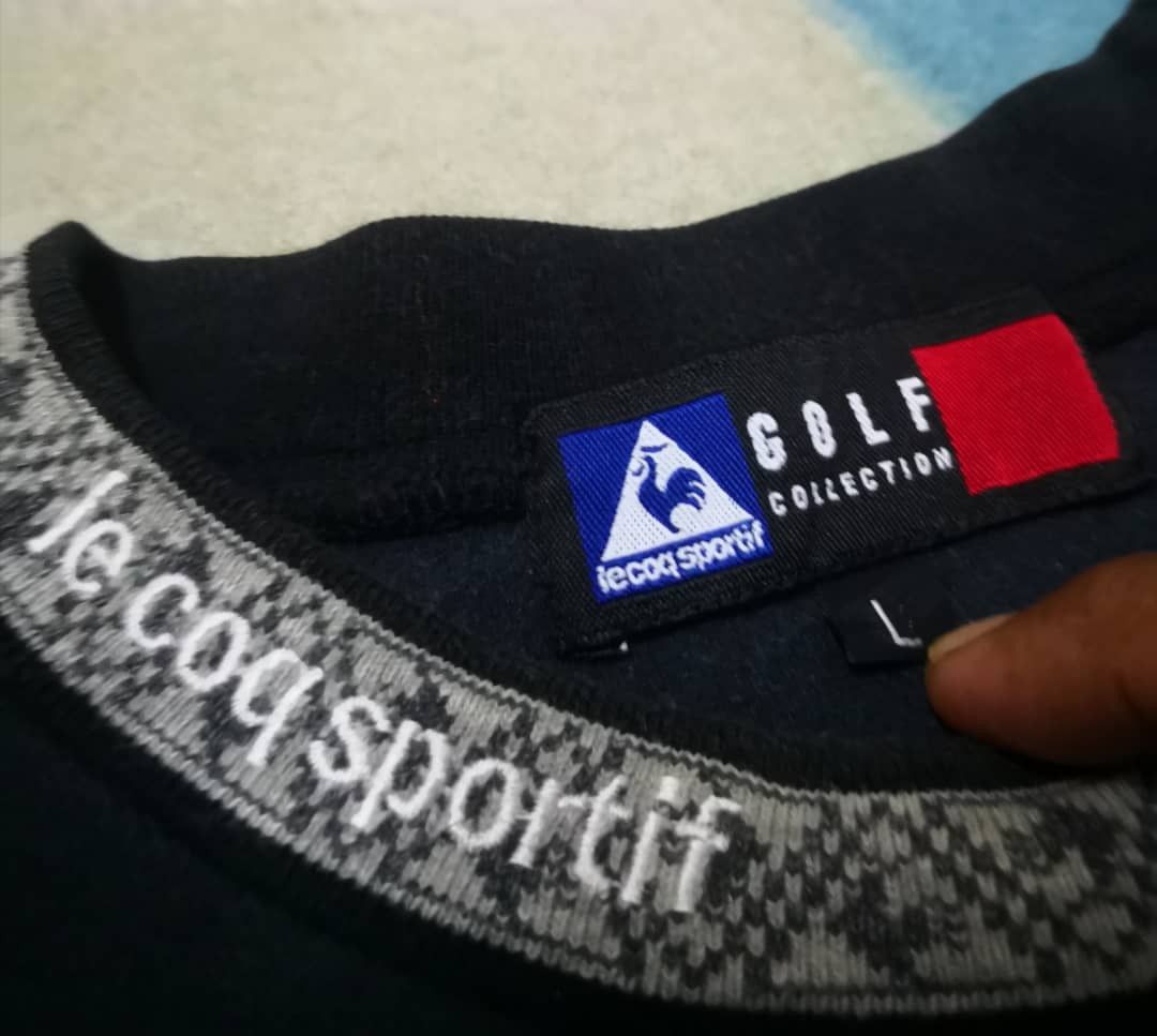 Le Coq Sportif Le Coq Sportif Embroidered Center Logo Jumper Size US L / EU 52-54 / 3 - 3 Thumbnail