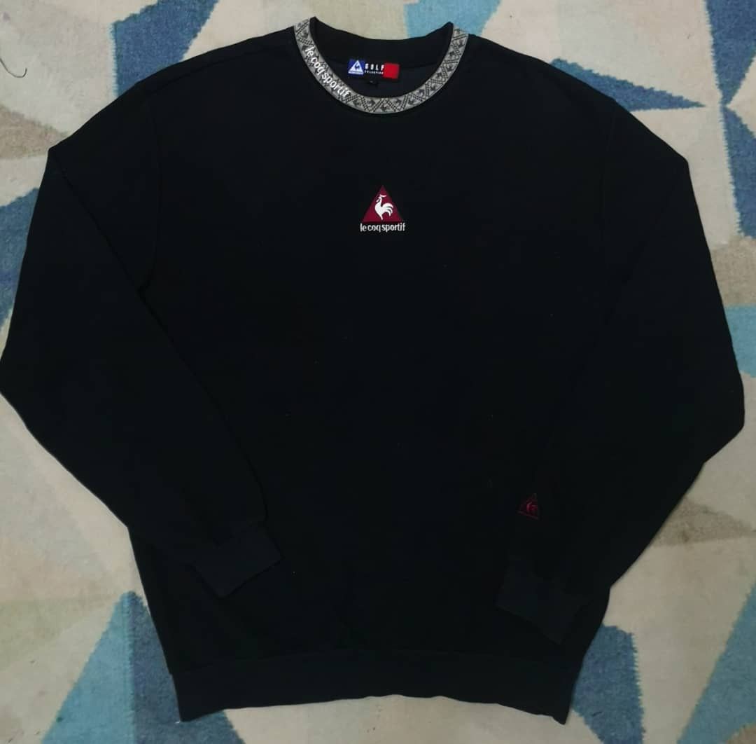 Le Coq Sportif Le Coq Sportif Embroidered Center Logo Jumper Size US L / EU 52-54 / 3 - 1 Thumbnail