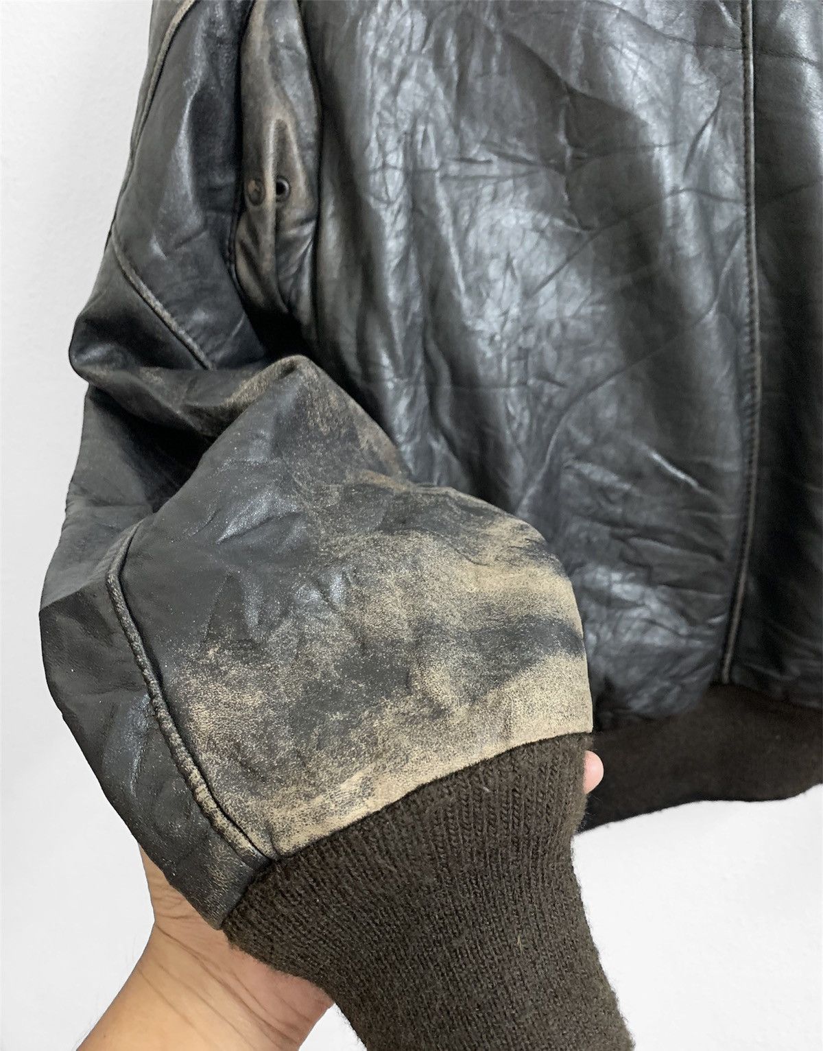 Schott 🔥Vintage SCHOTT NYC 233 Brown Leather Flight Jacket Size US S / EU 44-46 / 1 - 8 Thumbnail