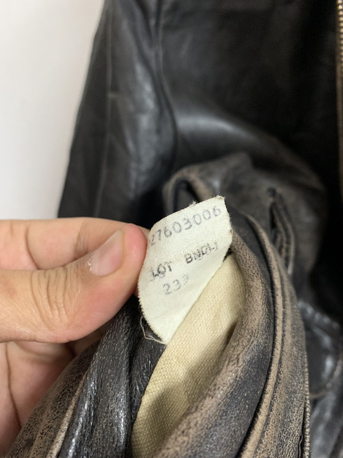 Schott 🔥Vintage SCHOTT NYC 233 Brown Leather Flight Jacket Size US S / EU 44-46 / 1 - 15 Thumbnail