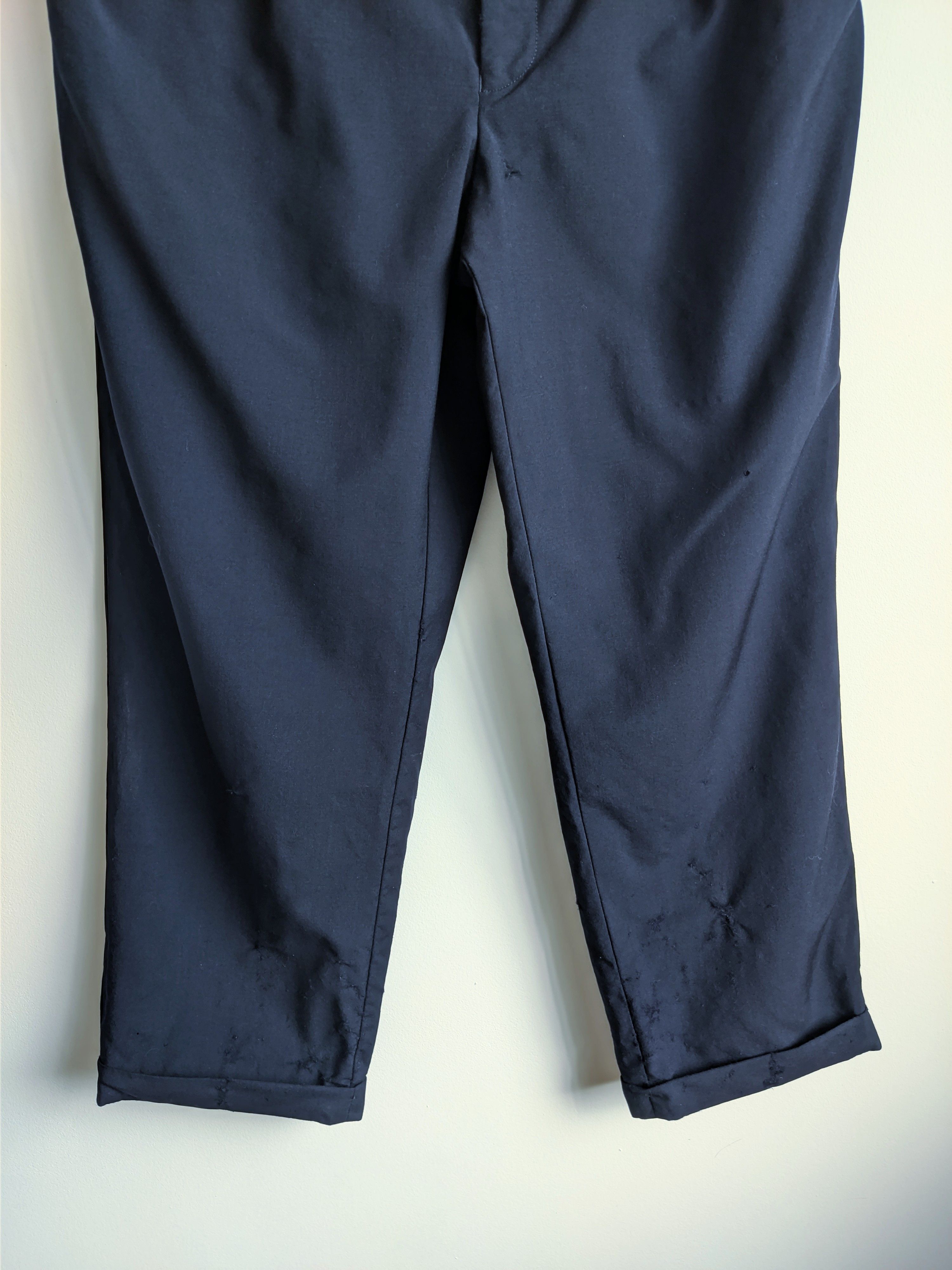 Vintage 90s Yves Saint Laurent pants wool dress Size US 34 / EU 50 - 9 Thumbnail