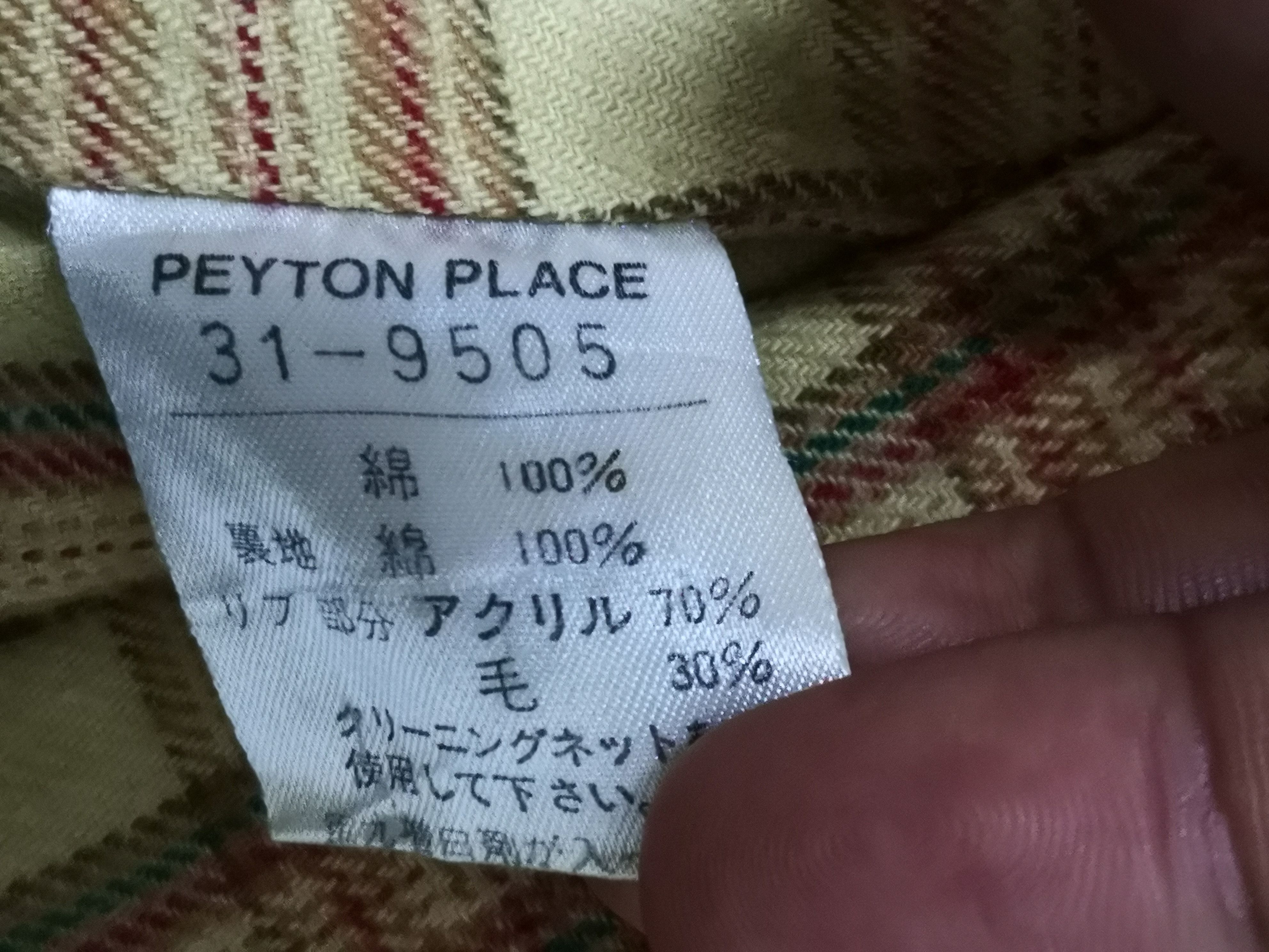 Japanese Brand Peyton Place Jacket Size US M / EU 48-50 / 2 - 11 Thumbnail