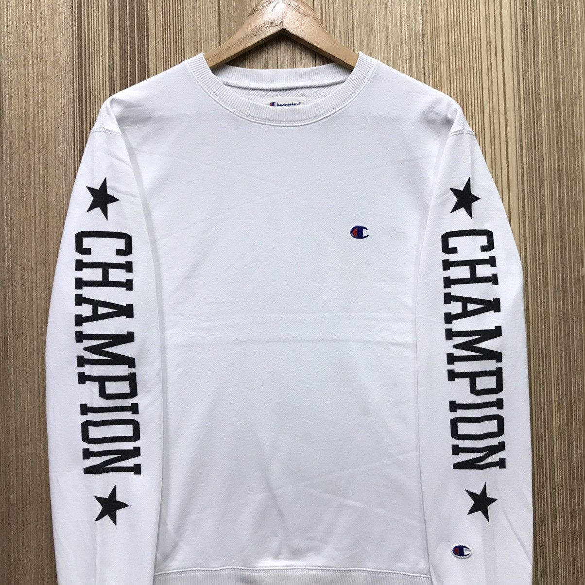Champion × Vintage Vintage Champion Side Big Logo Sweatshirt Size US M / EU 48-50 / 2 - 2 Thumbnail