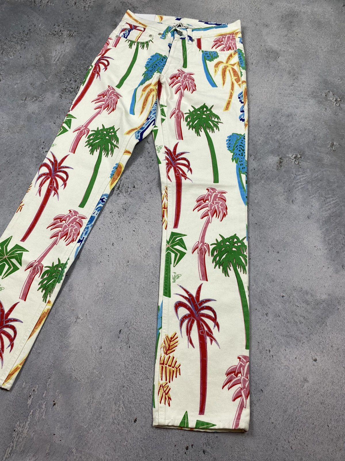 Our Legacy Our Legacy graffiti palms denim jeans logo pants spray Size US 28 / EU 44 - 2 Thumbnail