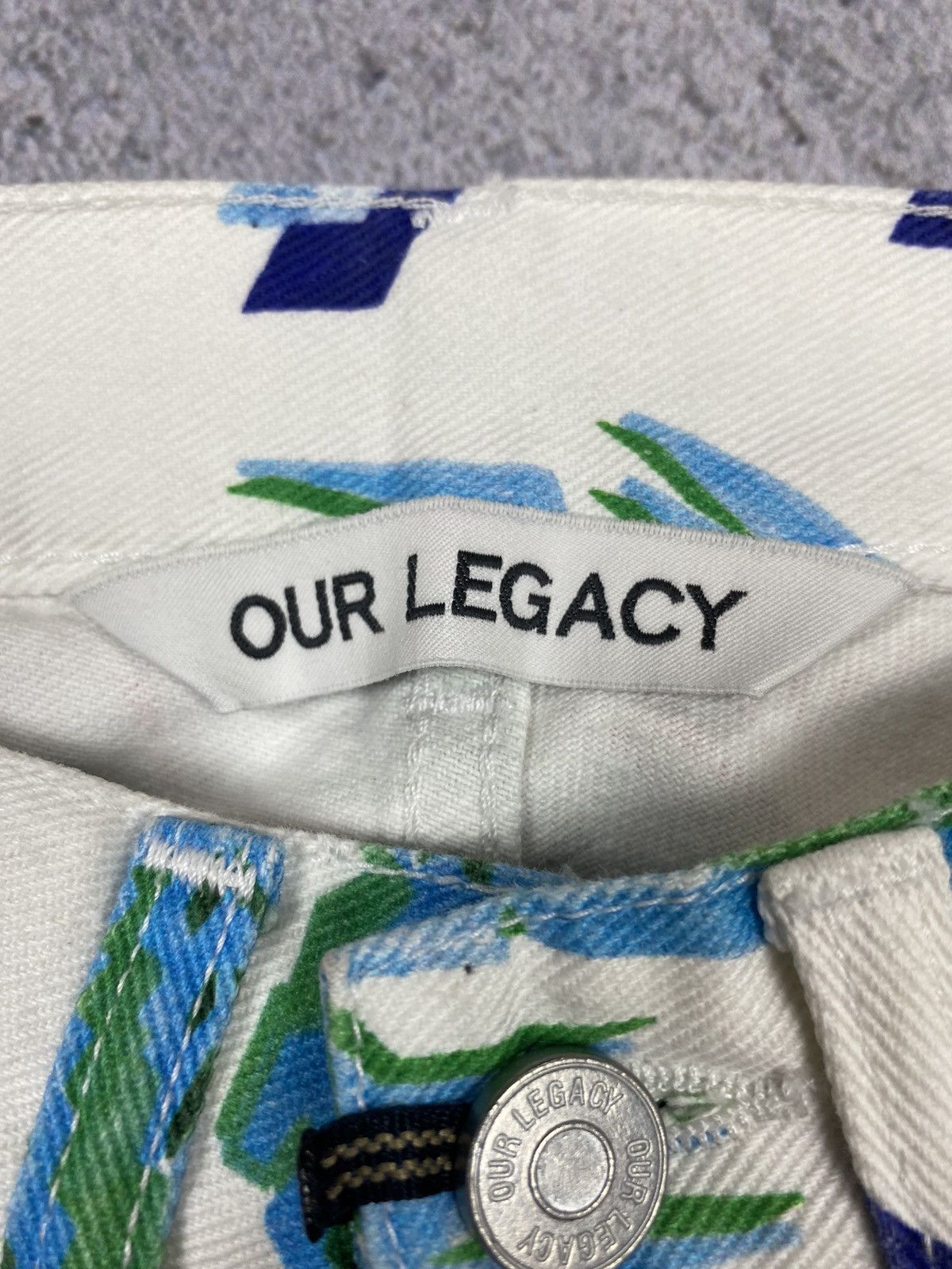 Our Legacy Our Legacy graffiti palms denim jeans logo pants spray Size US 28 / EU 44 - 8 Thumbnail