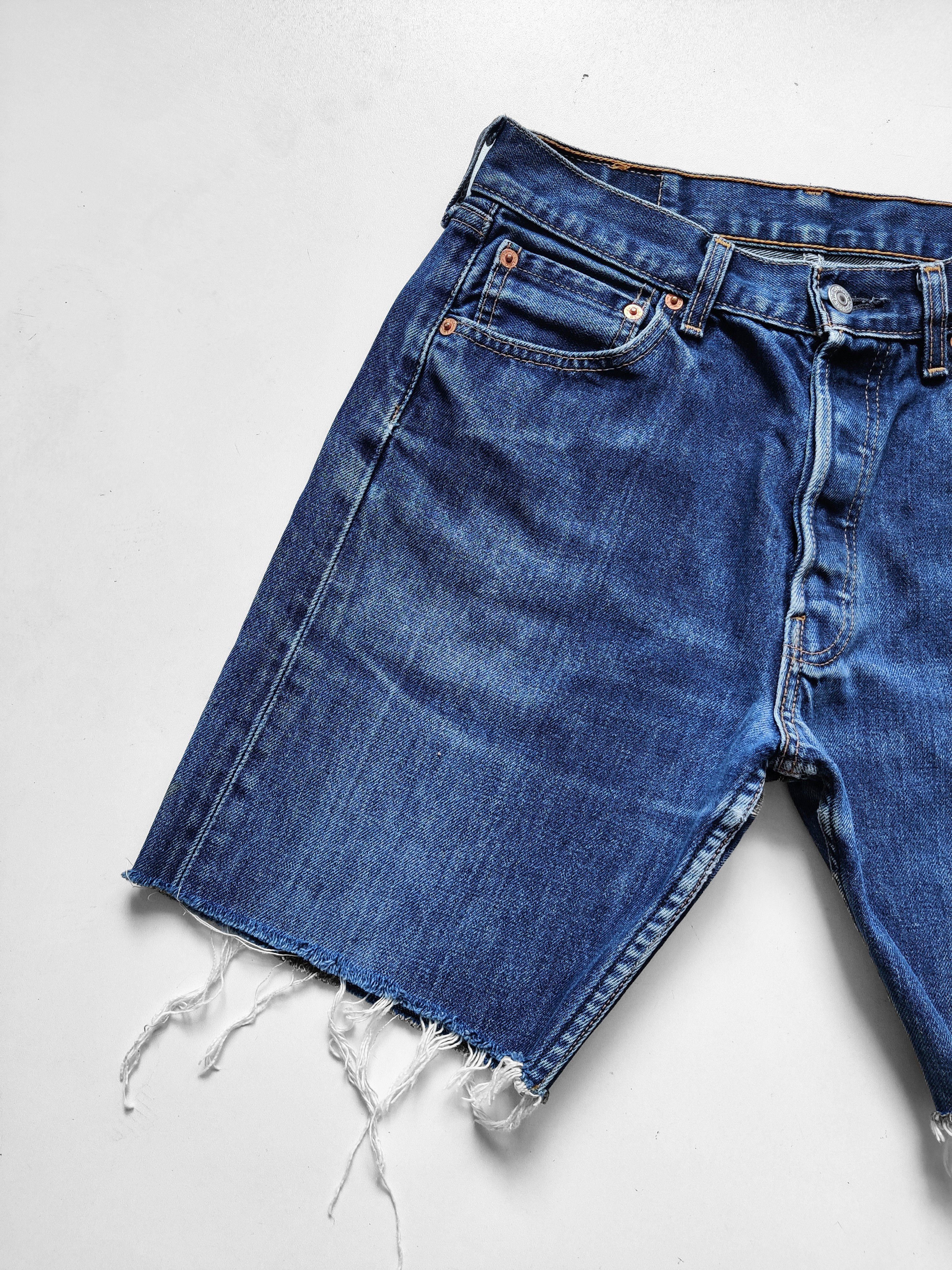 Levi's Levis 501 vintage shorts denim distressed Size US 30 / EU 46 - 6 Thumbnail