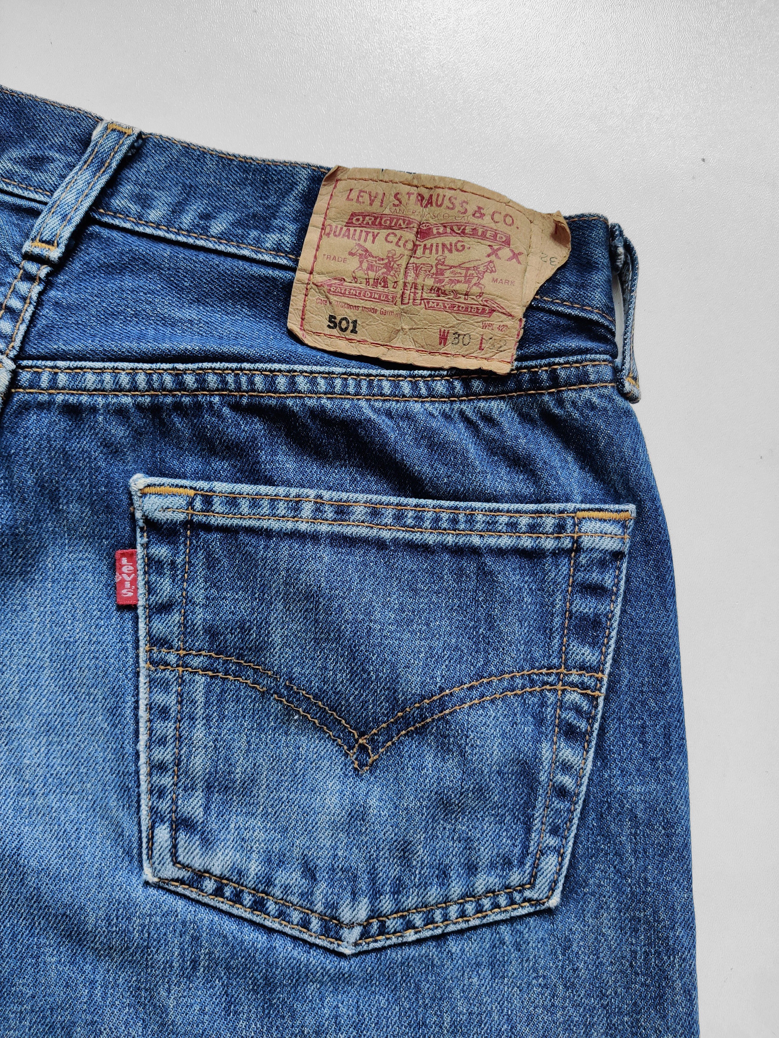 Levi's Levis 501 vintage shorts denim distressed Size US 30 / EU 46 - 4 Thumbnail