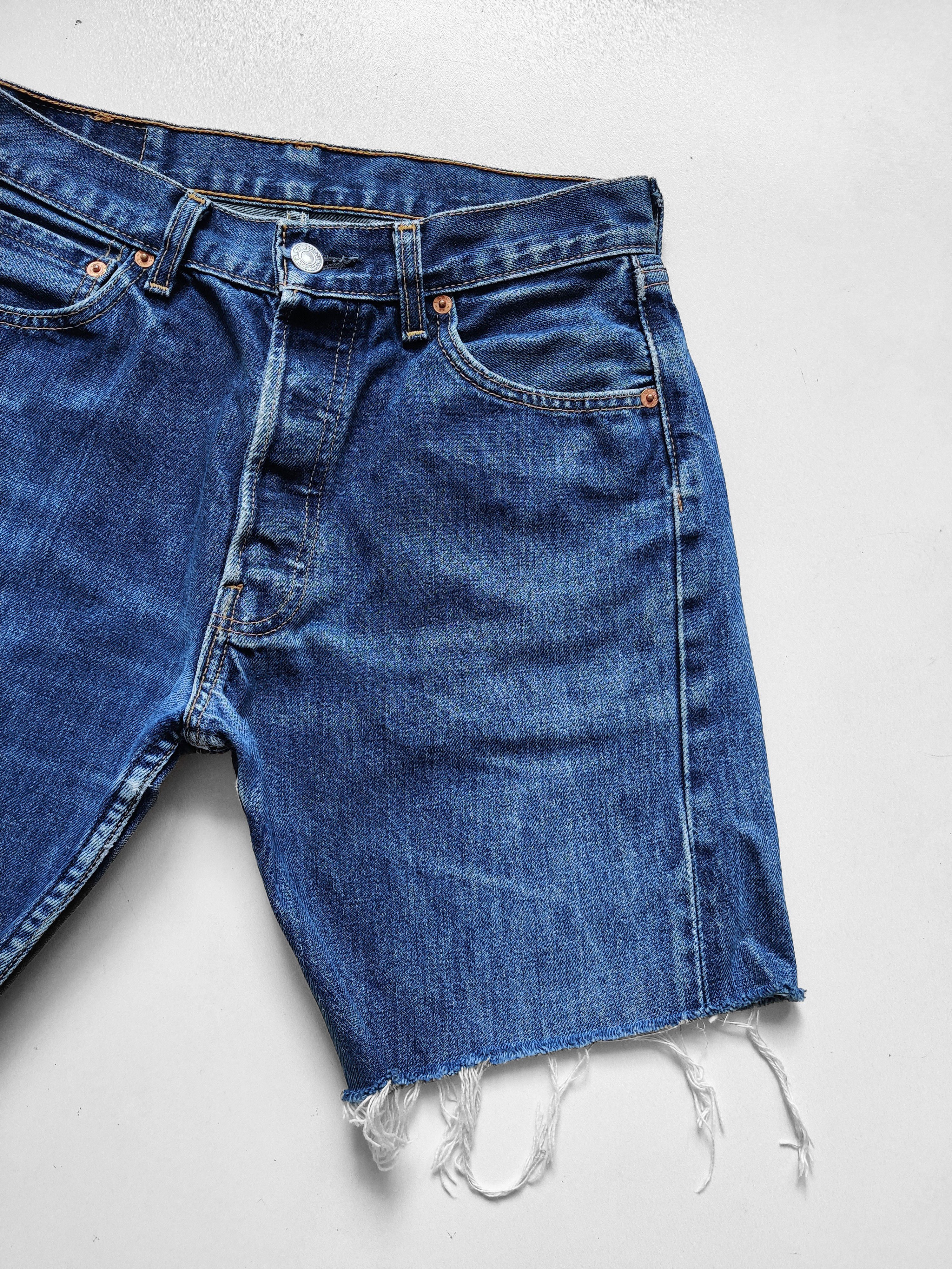 Levi's Levis 501 vintage shorts denim distressed Size US 30 / EU 46 - 7 Thumbnail