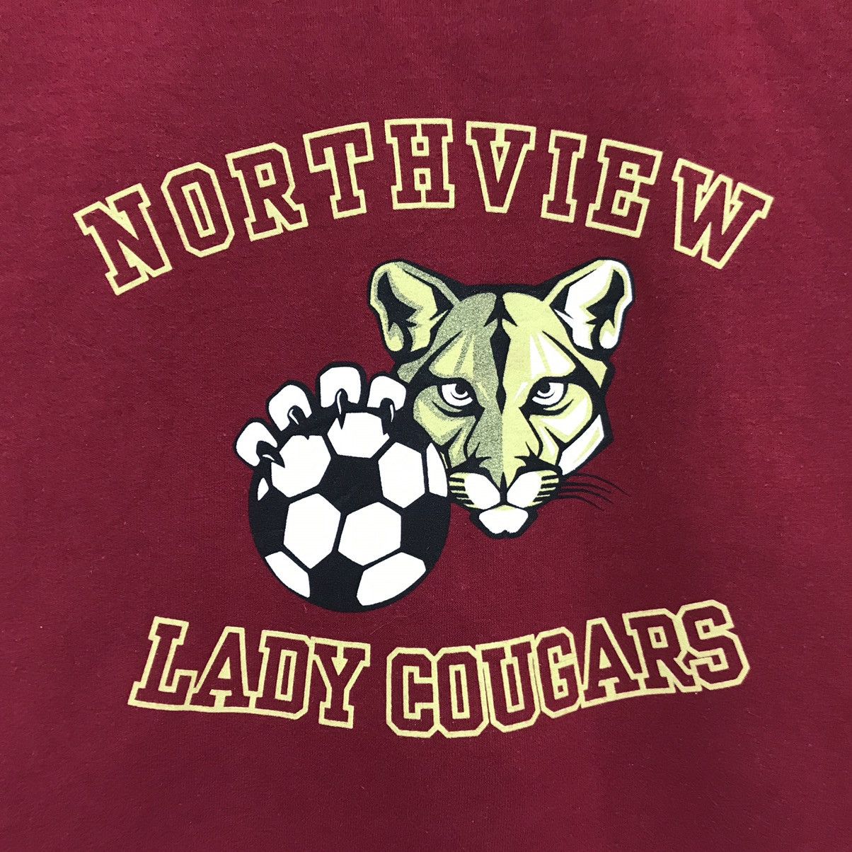 NBA × Nutmeg Vintage Cougars Sweatshirt Big Logo Northview Lady Cougars Size US M / EU 48-50 / 2 - 3 Thumbnail