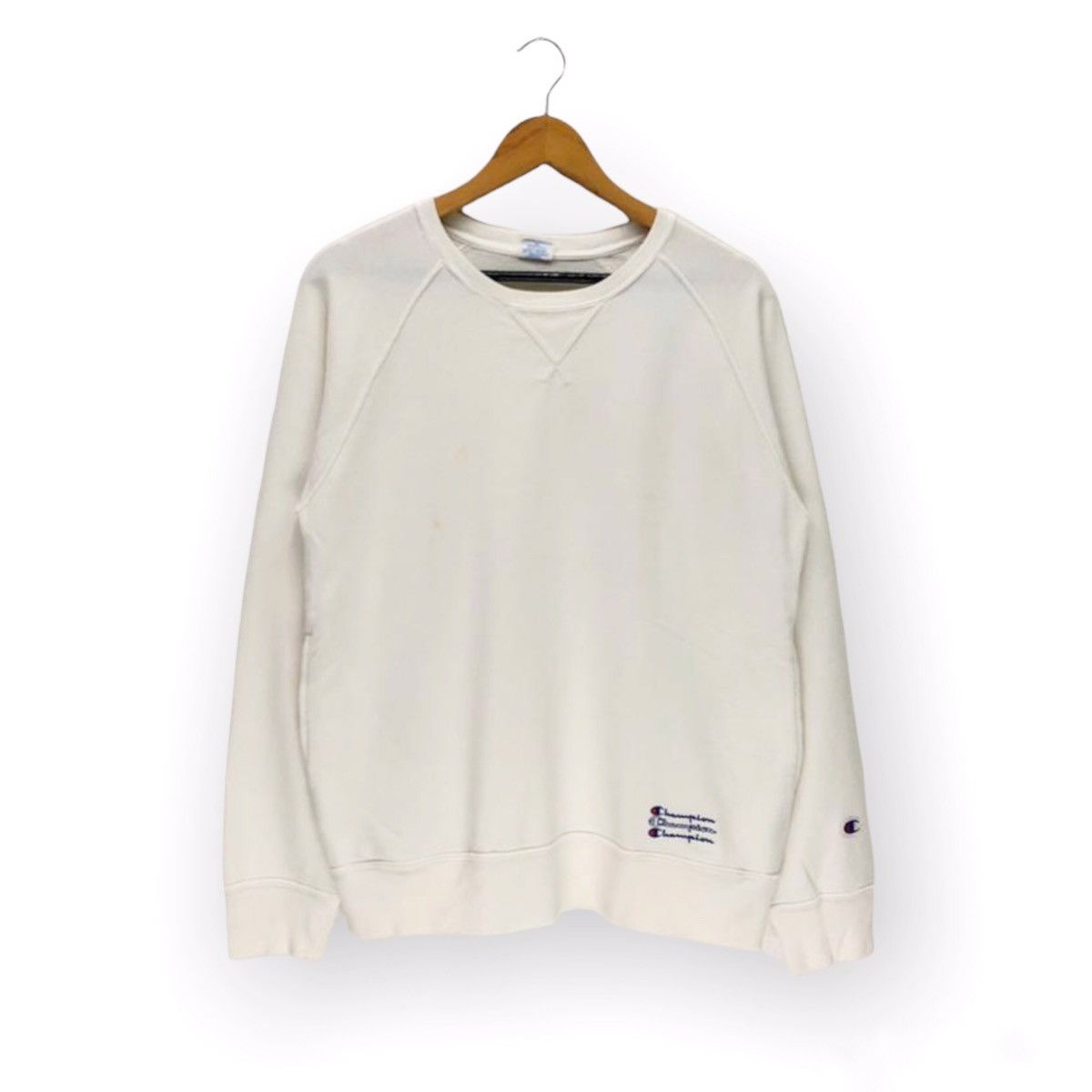 Champion × Vintage Vintage Champion Triple Logo Sweatshirt Size US M / EU 48-50 / 2 - 1 Thumbnail