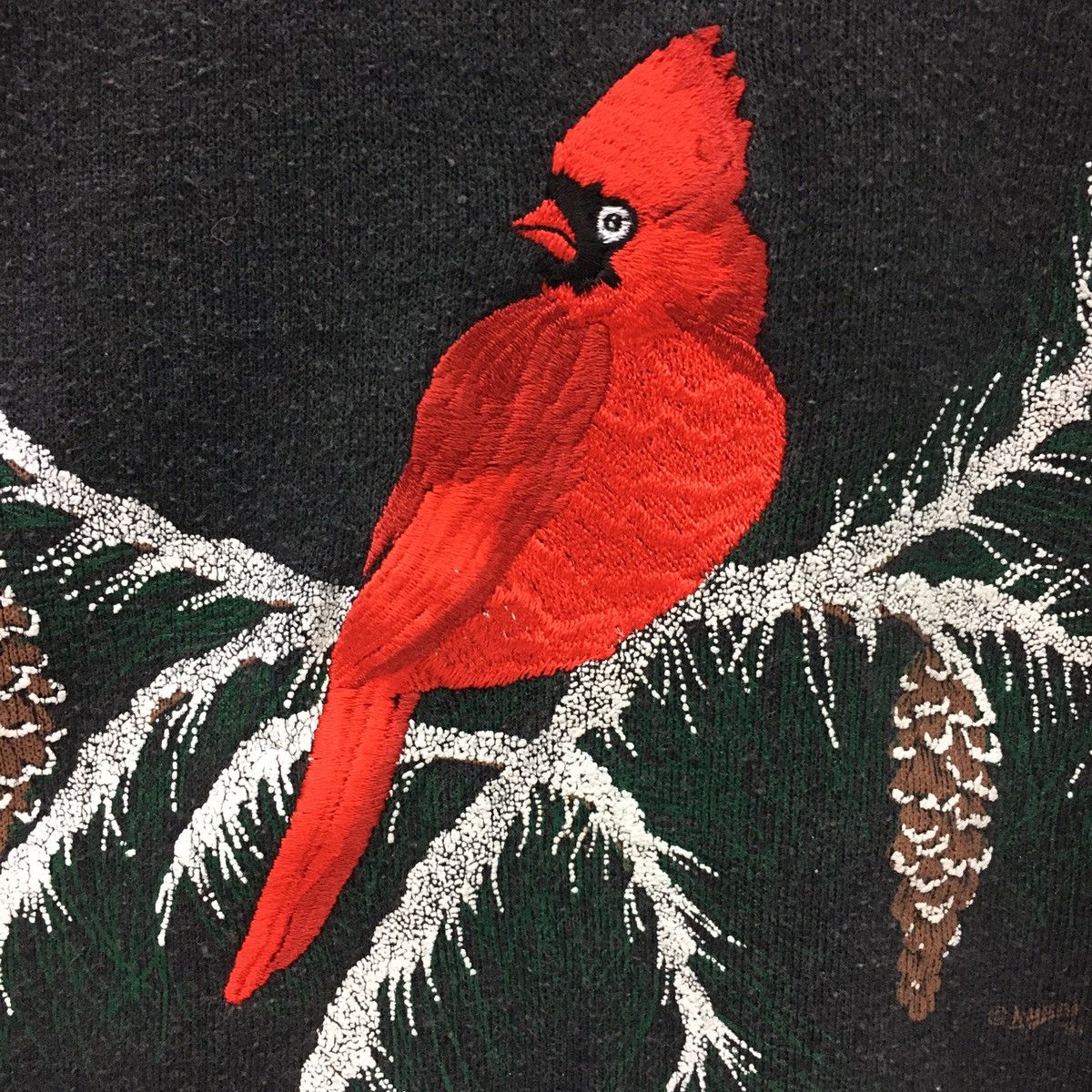 Vintage Vintage Bird Art Design Big Print Sweatshirt Size US M / EU 48-50 / 2 - 4 Thumbnail