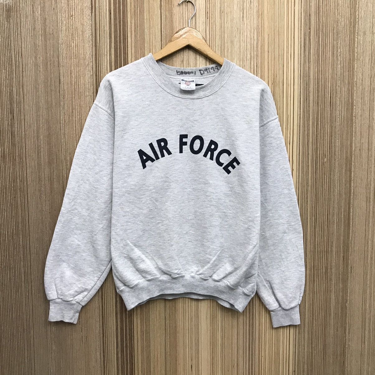 Vintage Vintage Military Air Force US Army Big Logo Sweatshirt Size US M / EU 48-50 / 2 - 1 Thumbnail