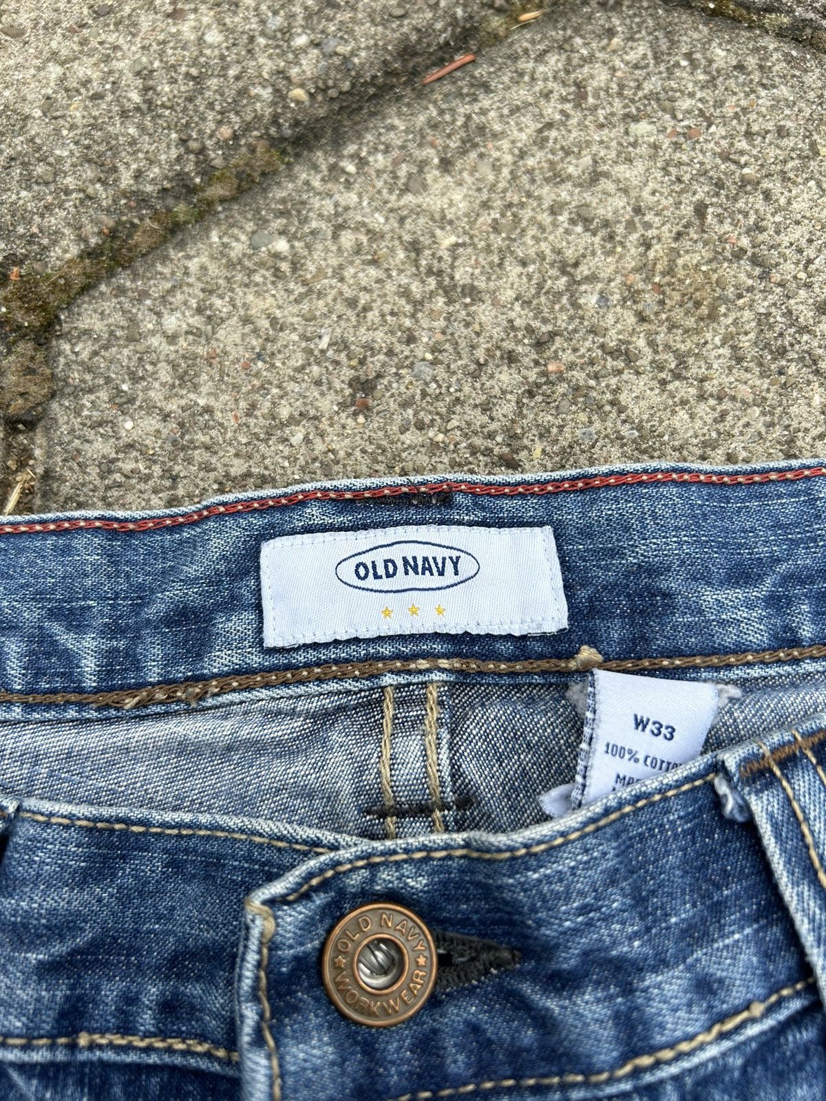 Old Navy Vintage Denim Carpenter Shorts Old Navy Y2k Size US 34 / EU 50 - 6 Thumbnail