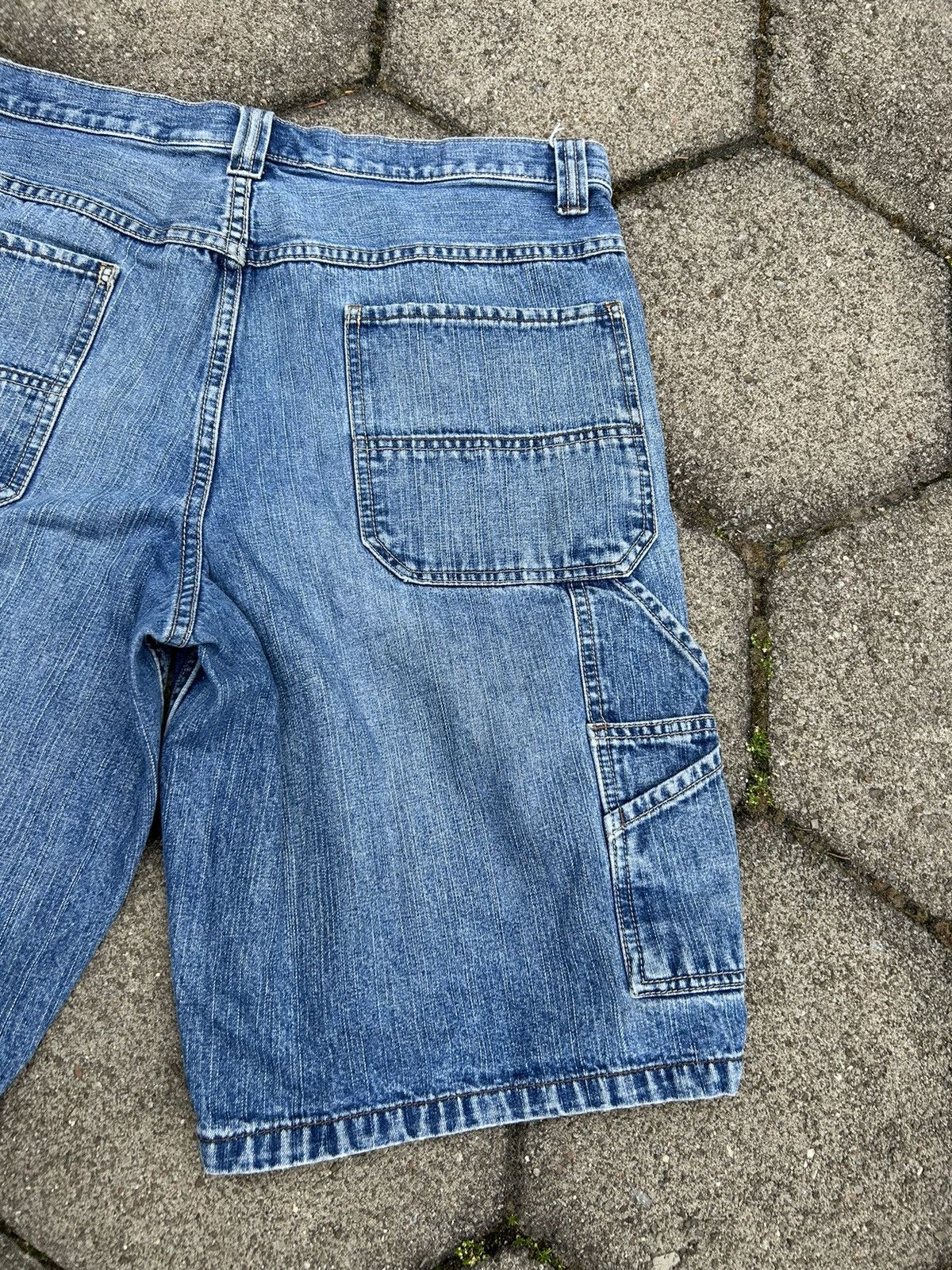 Old Navy Vintage Denim Carpenter Shorts Old Navy Y2k Size US 34 / EU 50 - 3 Thumbnail