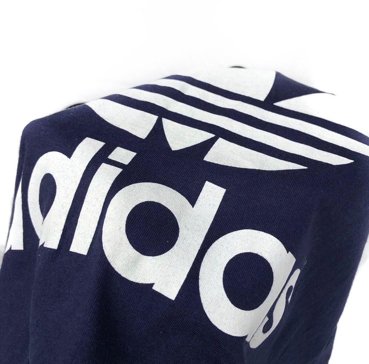 Adidas Vintage Adidas Singlet Tank Top Trefoil 100% Cotton Size US XL / EU 56 / 4 - 2 Thumbnail