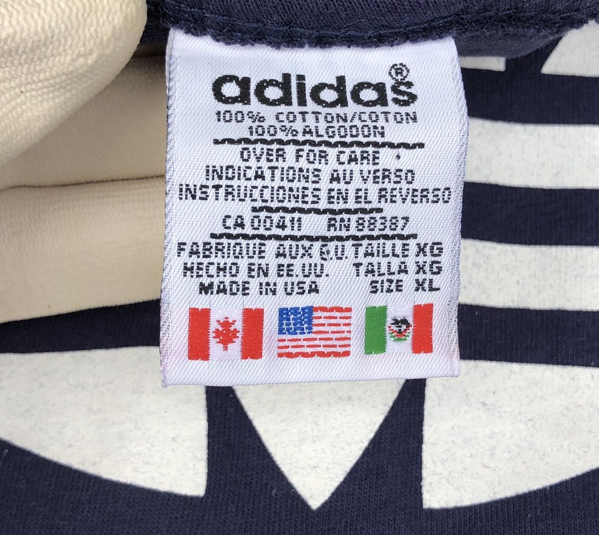 Adidas Vintage Adidas Singlet Tank Top Trefoil 100% Cotton Size US XL / EU 56 / 4 - 4 Thumbnail