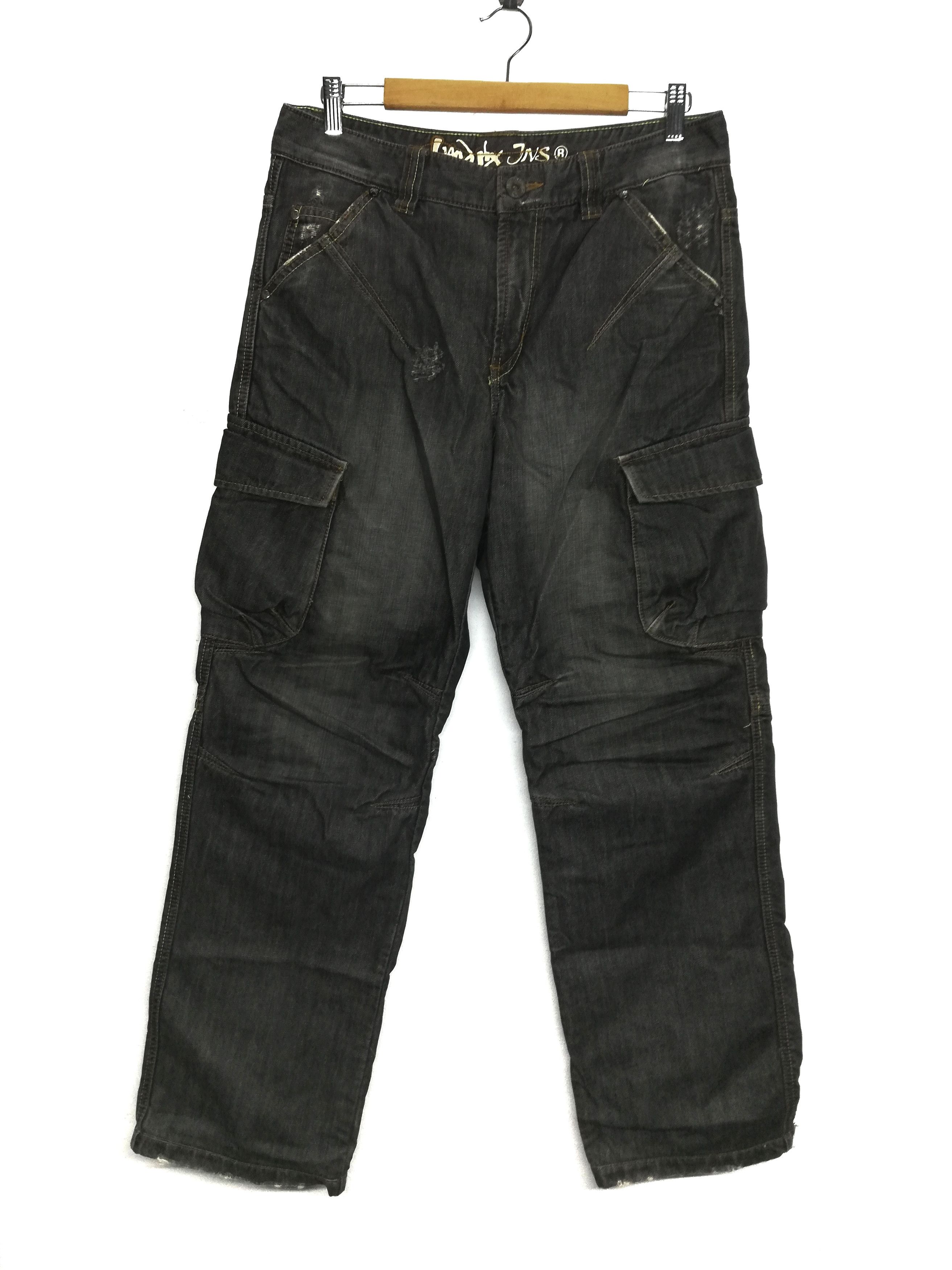 Japanese Brand × Other 🔥Hendrix Jns Cargos Trouser Reconstructed Cargos Paper🔥 Size US 33 - 2 Thumbnail