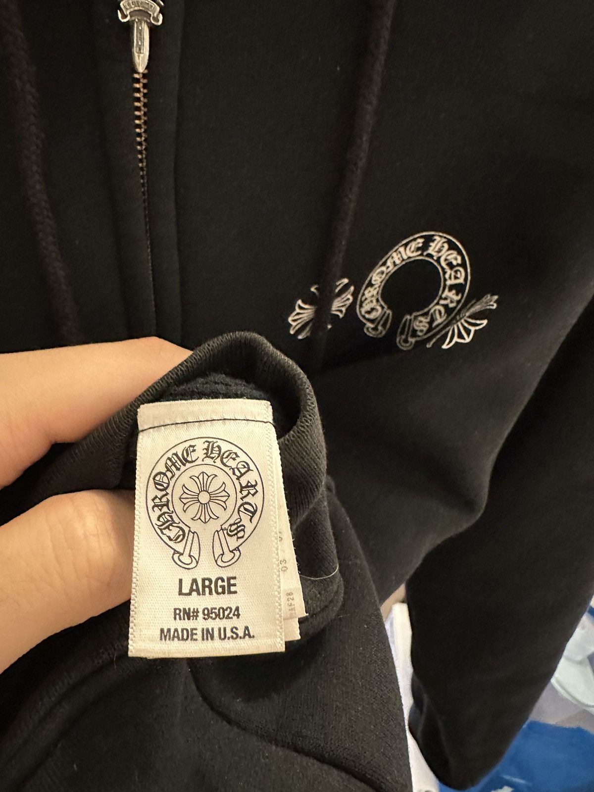 Chrome Hearts Chrome Hearts zip up Hoodie Size US L / EU 52-54 / 3 - 8 Thumbnail