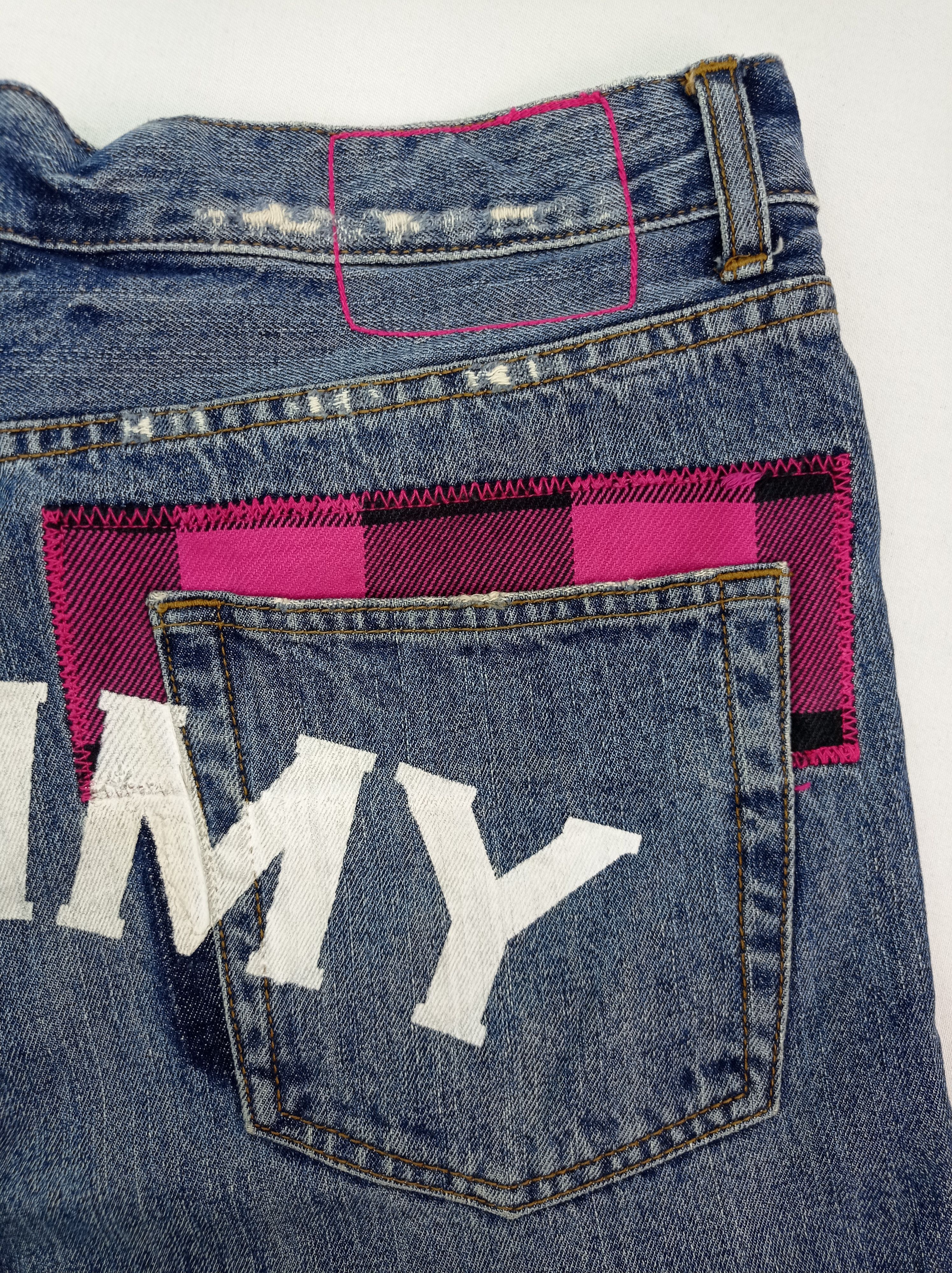 Tommy Hilfiger Vintage Tommy Disstrested Denim Pants Size US 33 - 11 Thumbnail