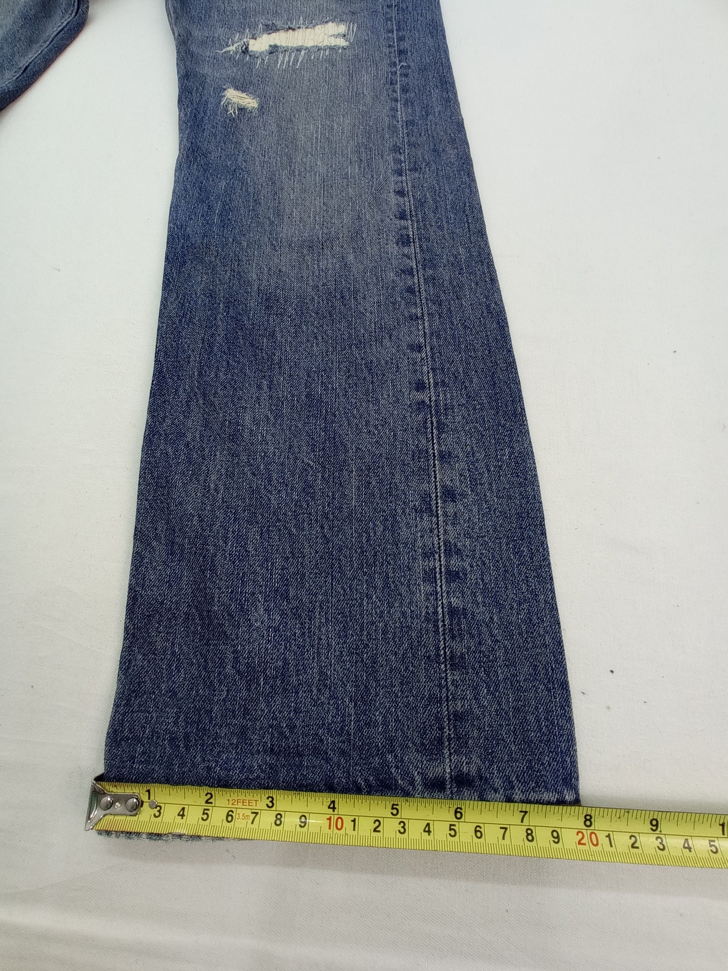Tommy Hilfiger Vintage Tommy Disstrested Denim Pants Size US 33 - 18 Thumbnail
