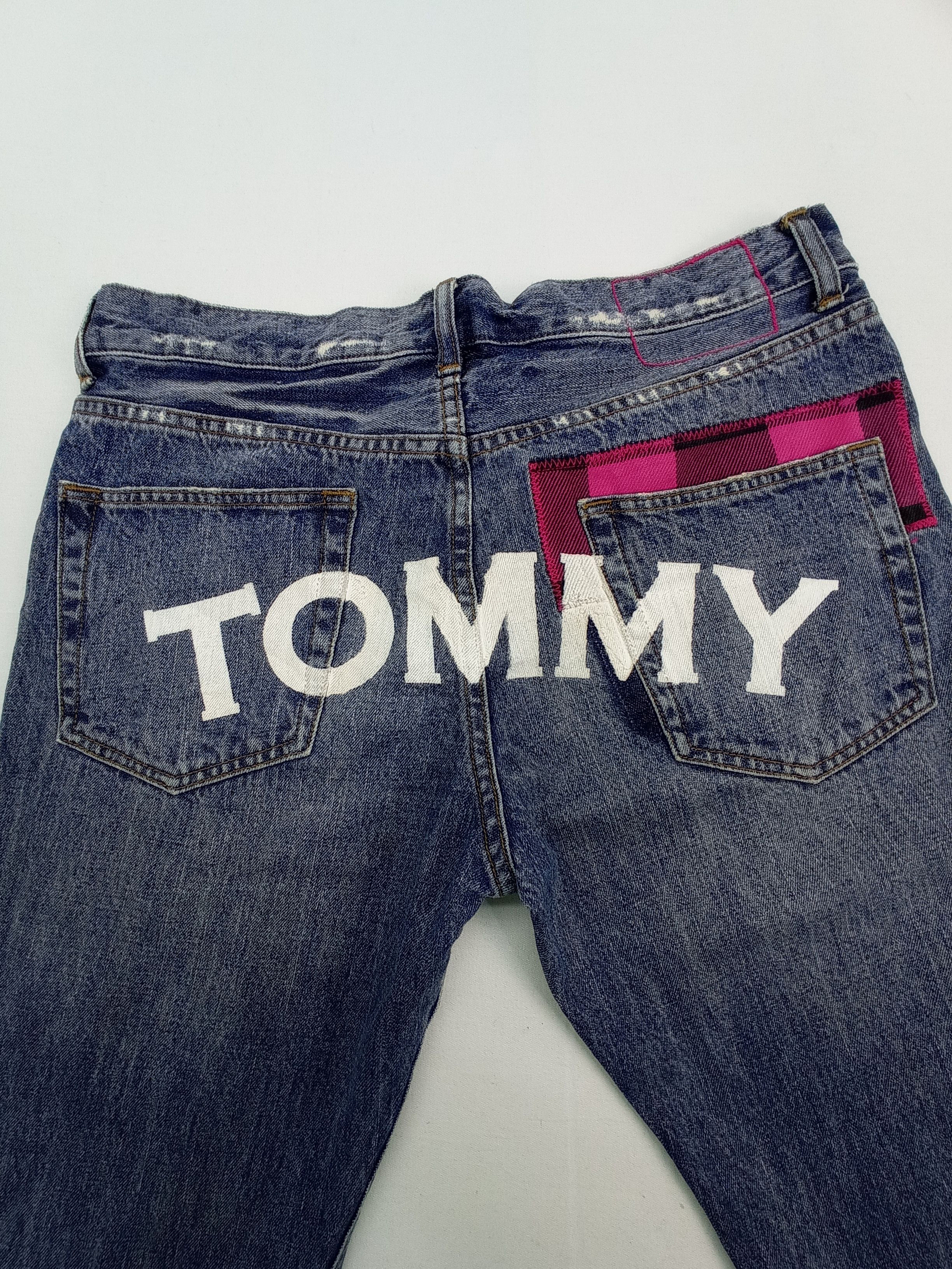 Tommy Hilfiger Vintage Tommy Disstrested Denim Pants Size US 33 - 13 Thumbnail