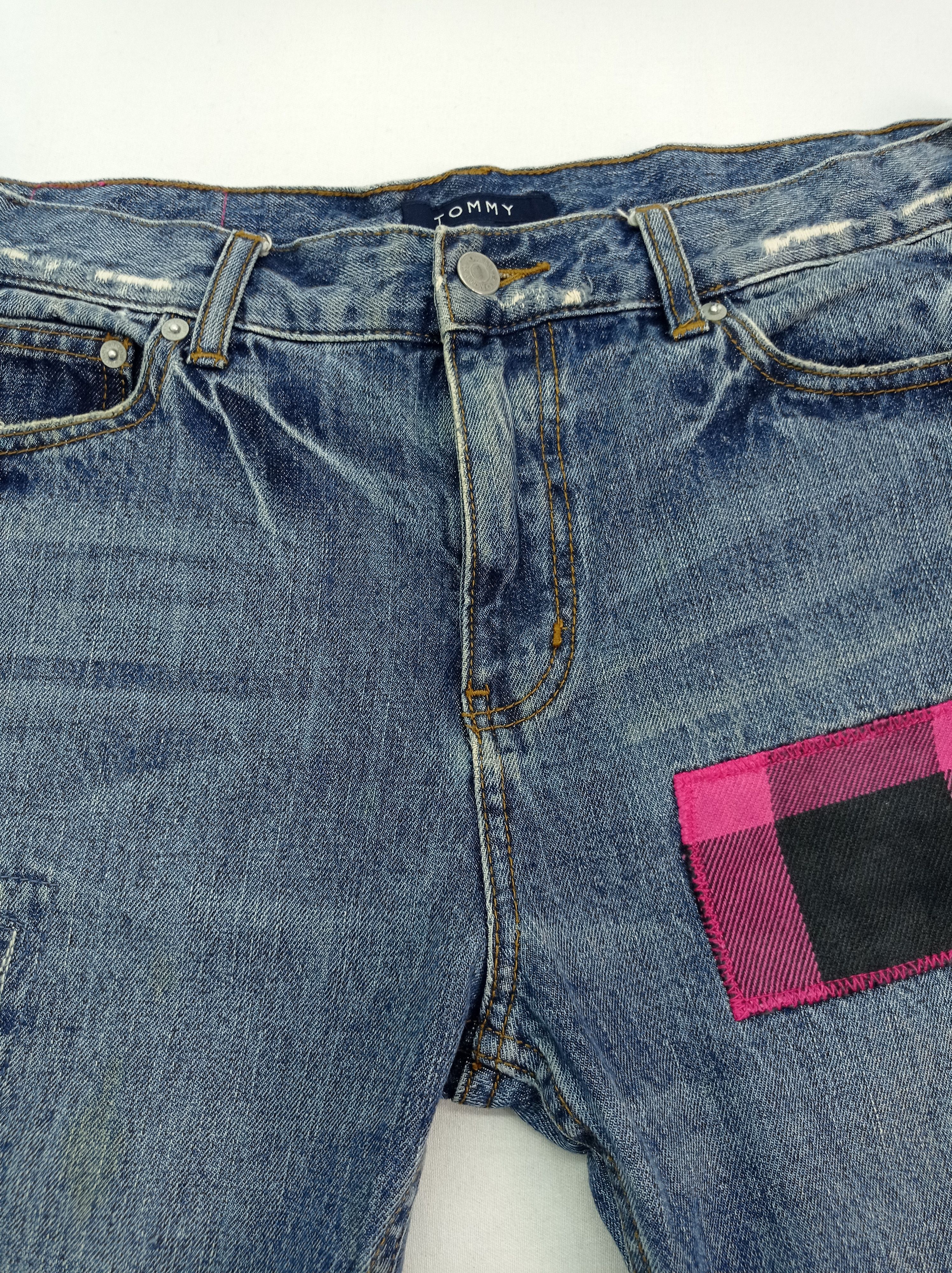 Tommy Hilfiger Vintage Tommy Disstrested Denim Pants Size US 33 - 8 Thumbnail