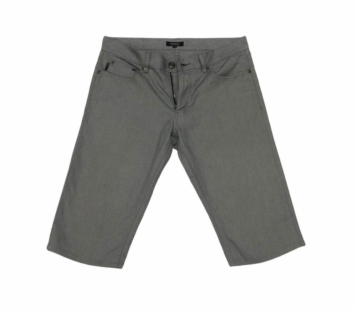 image of Burberry Black Label Short Pant in Grey, Men's (Size 32)