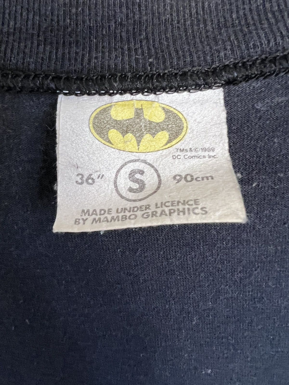 Mambo 1989 Batman t-shirt, S(—M), single-stitched, MI Australia Size US S / EU 44-46 / 1 - 21 Thumbnail