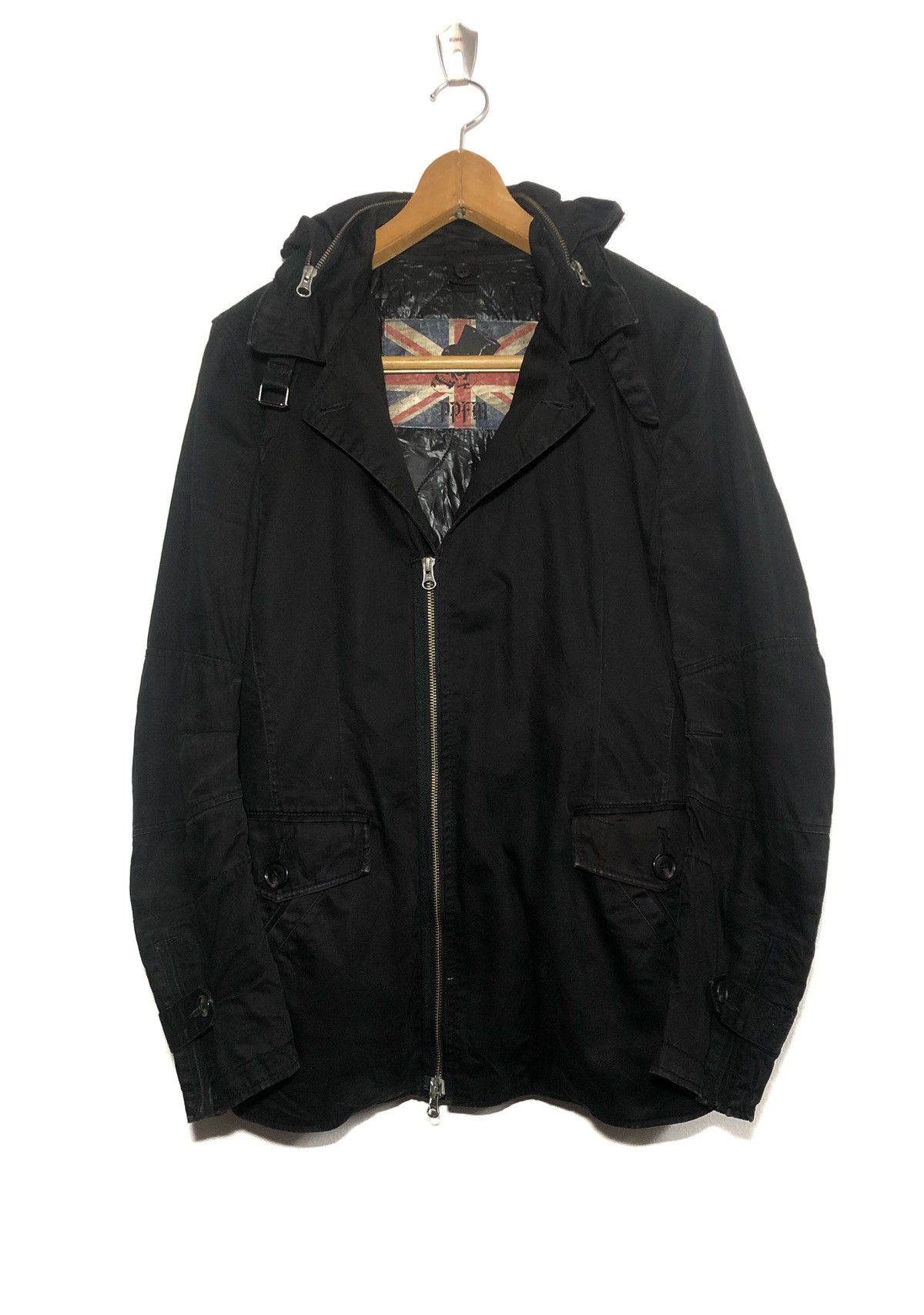 Ppfm Japanese Brand Multizipper Jacket Seditionaries Style