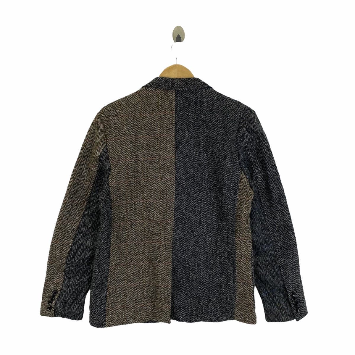 Harris Tweed × RAGEBLUE RAGEBLUE X HARRIS TWEED PATCHWORK BLAZER COATS JACKET Size US L / EU 52-54 / 3 - 2 Thumbnail