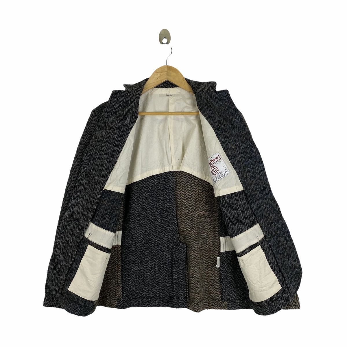 Harris Tweed × RAGEBLUE RAGEBLUE X HARRIS TWEED PATCHWORK BLAZER COATS JACKET Size US L / EU 52-54 / 3 - 3 Thumbnail