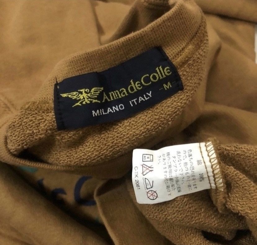 Japanese Brand Vintage 90s anna de colle sweatshirt pullover Size US M / EU 48-50 / 2 - 3 Thumbnail