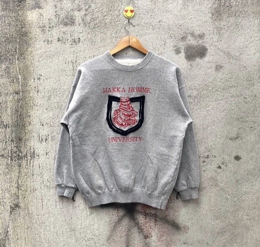 Japanese Brand Vintage 90s hakka university sweatshirt pullover Size US M / EU 48-50 / 2 - 1 Thumbnail