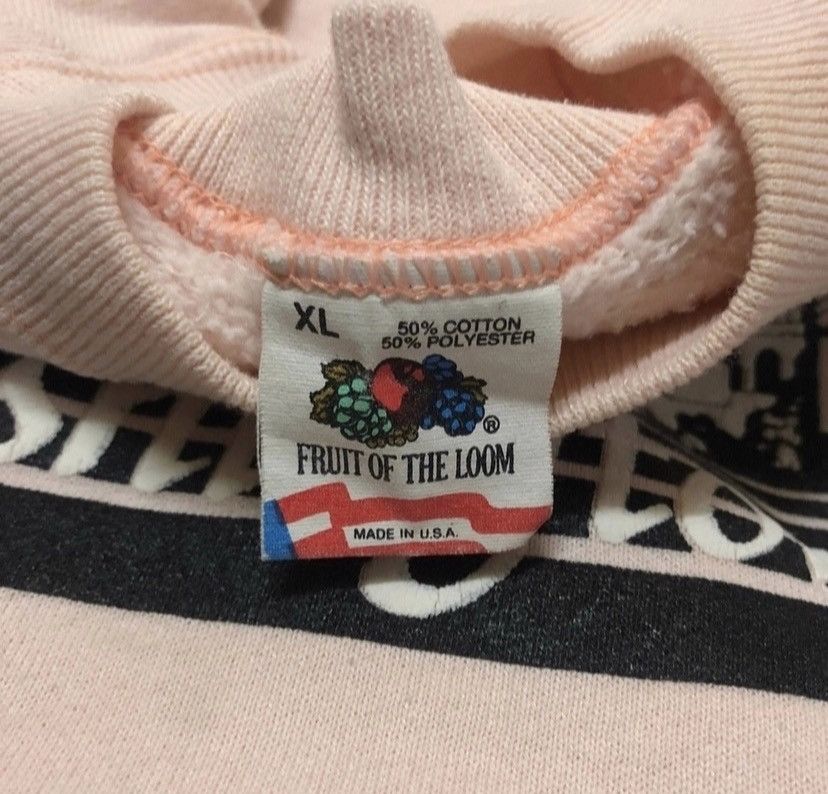 Fruit Of The Loom Vintage 80s washington dc sweatshirt pullover Size US L / EU 52-54 / 3 - 3 Thumbnail