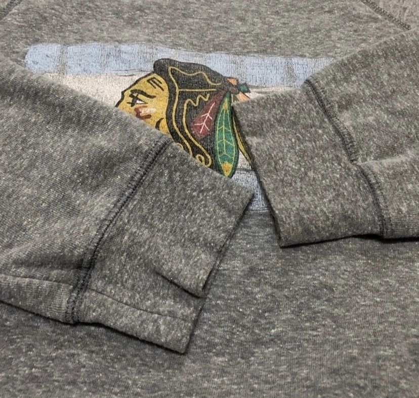 American Apparel Vintage NHL Chicago Blackhawks Sweatshirt Size US L / EU 52-54 / 3 - 4 Thumbnail