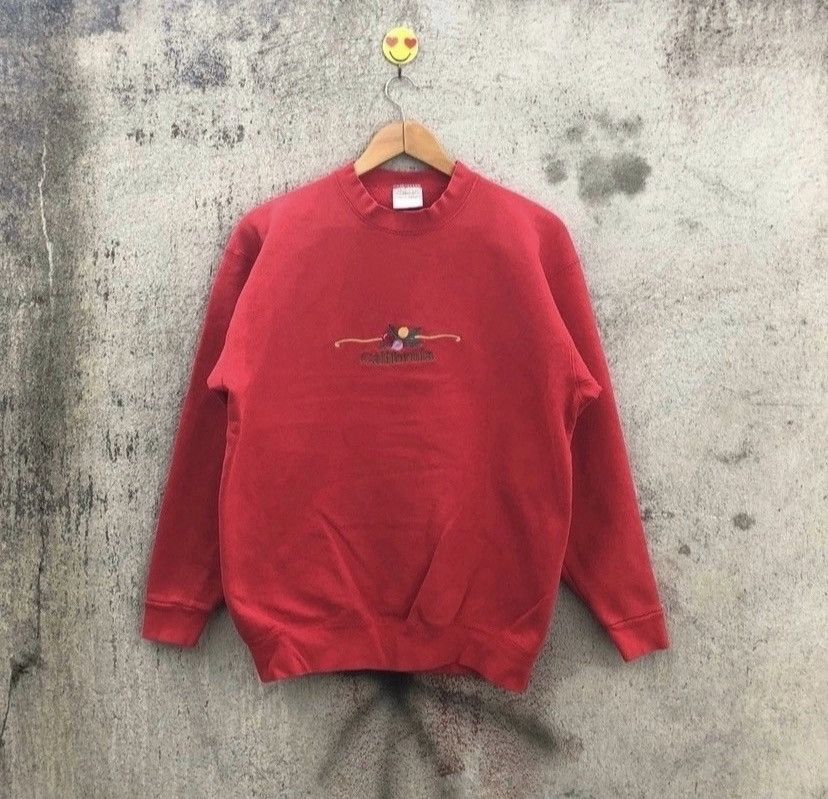 Vintage Vintage 90s California Sweatshirt Size US L / EU 52-54 / 3 - 1 Thumbnail