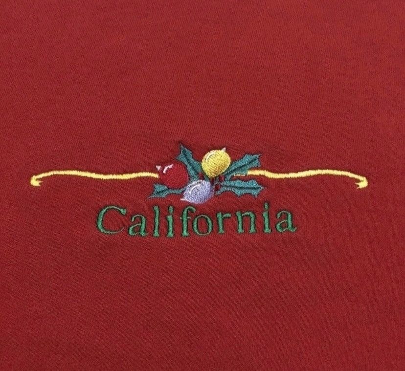 Vintage Vintage 90s California Sweatshirt Size US L / EU 52-54 / 3 - 2 Thumbnail