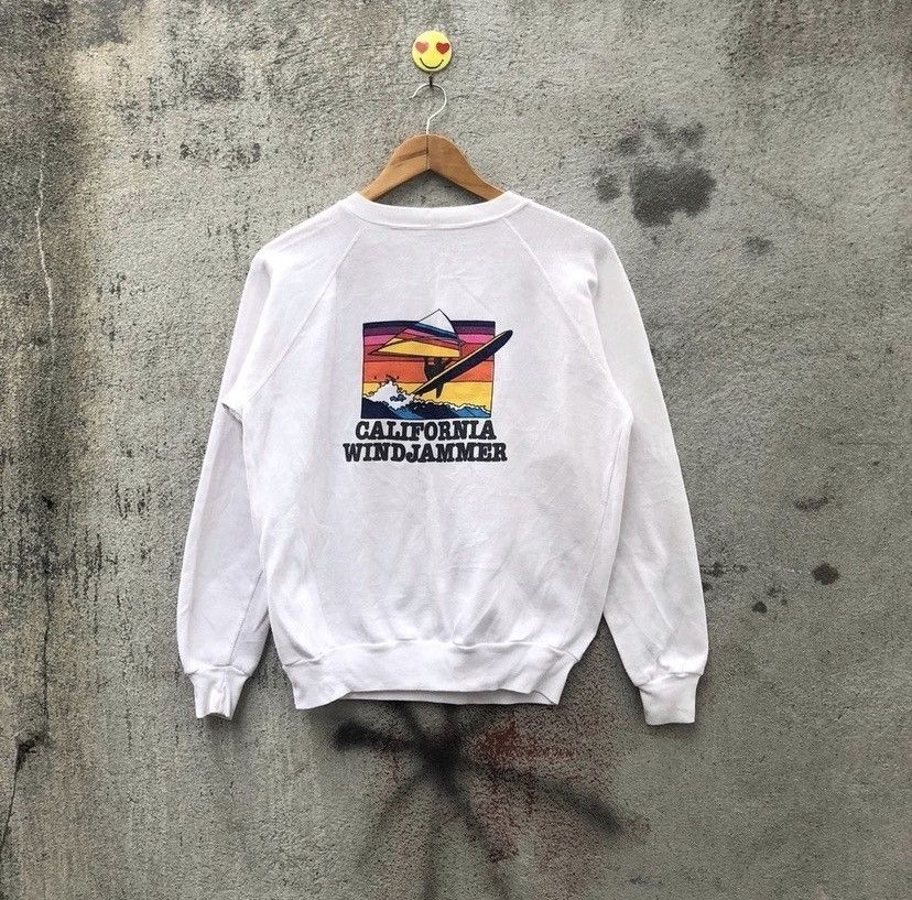 Vintage Vintage 90s california windjammer sweatshirt Size US M / EU 48-50 / 2 - 1 Thumbnail