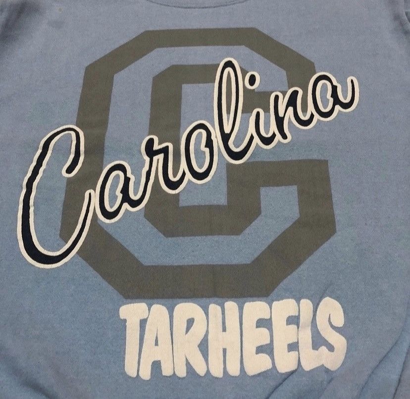 NFL Vintage 90s carolina tarheels sweatshirt pullover Size US XL / EU 56 / 4 - 2 Thumbnail