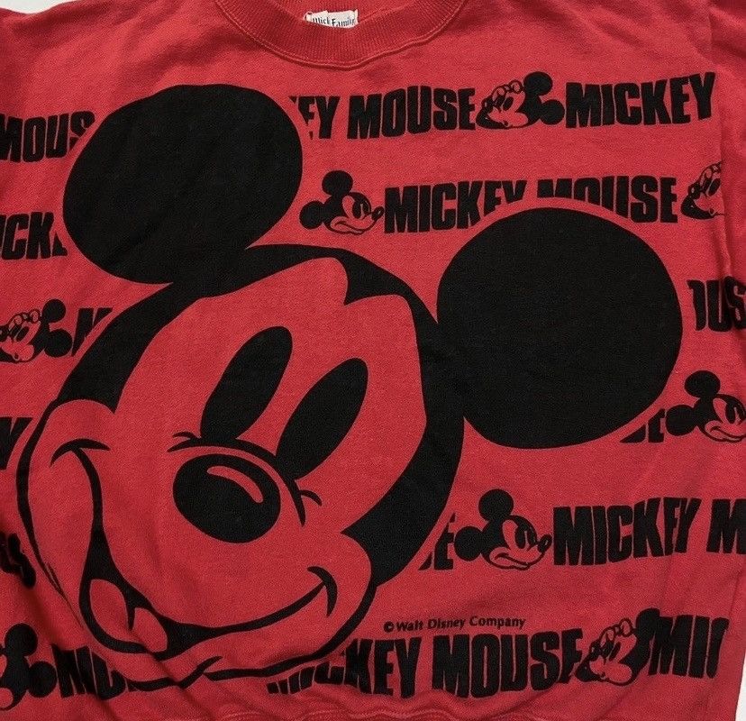 Disney Vintage 90s Mickey Mouse Sweatshirt Size US S / EU 44-46 / 1 - 2 Thumbnail