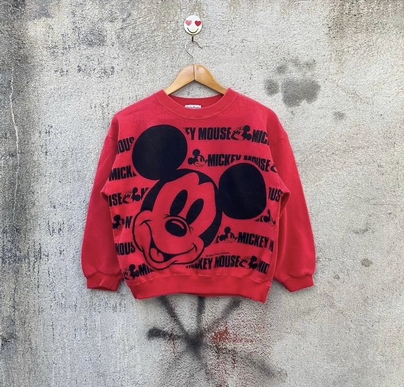 Disney Vintage 90s Mickey Mouse Sweatshirt Size US S / EU 44-46 / 1 - 1 Thumbnail
