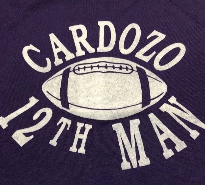 NFL Vintage 80s cardozo 12th man sweatshirt pullover Size US M / EU 48-50 / 2 - 2 Thumbnail